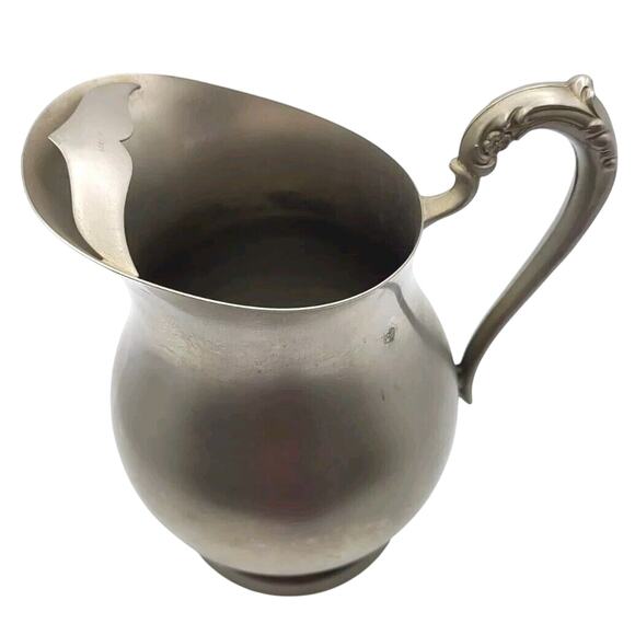 Vintage F B Rogers Provincetown Pewterlite Water Pitcher - Picture 3 of 10